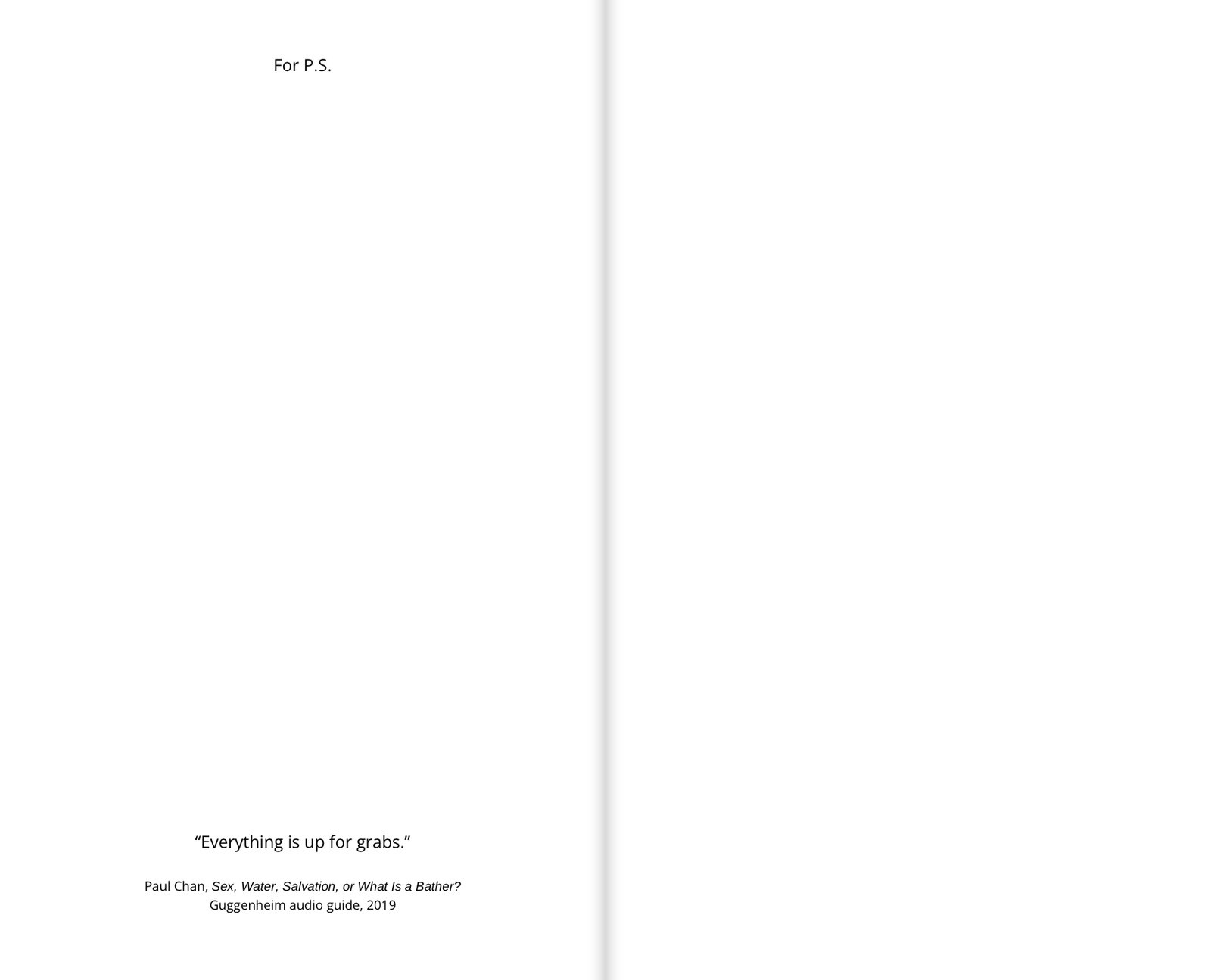 Bad Poetry One